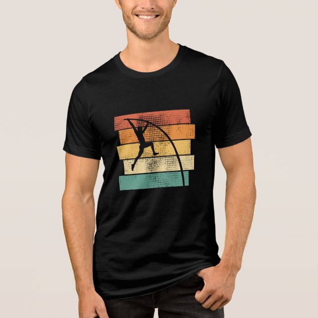 Camiseta Triblenda Pole Vaulting Retro (Anverso)