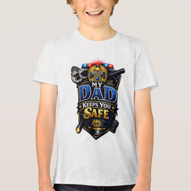 Camiseta Triblenda Policía (Anverso)