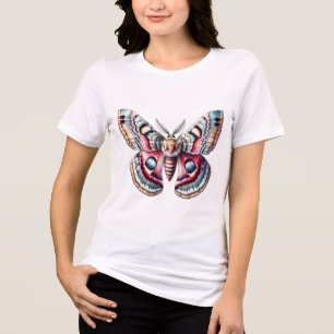 Camiseta Triblenda Polilla arcoíris