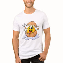 Pollito Divertido Saliendo del Huevo Dibujo Animad