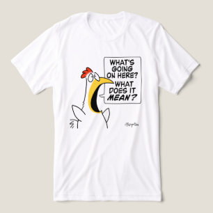 Camiseta Triblenda Pollo existencial de Sandra Boynton