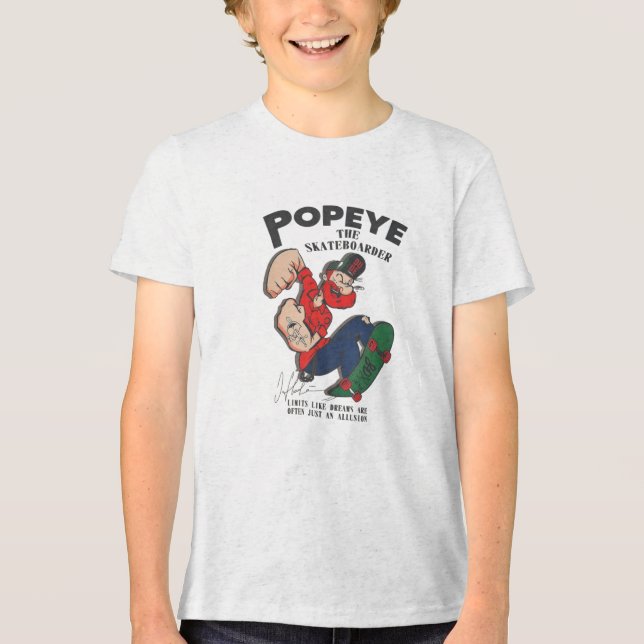 Camiseta Triblenda Popeye the Skateboarder (Anverso)