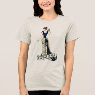 Camiseta Triblenda Por favor no me percibas - Dama Victoriana Vintage