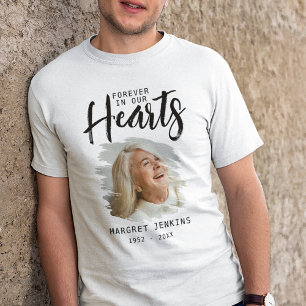 Camiseta Triblenda Por Siempre en Nuestros Corazones   Efecto de Foto