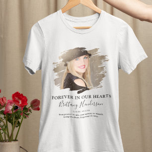 Camiseta Triblenda Por Siempre en Nuestros Corazones Memorial de Fo