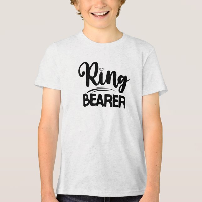 Camiseta Triblenda Portador de los anillos (Anverso)
