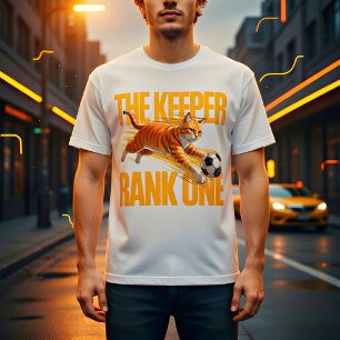 Camiseta Triblenda Portero Gato de Fútbol – Regalo Divertido y Lindo 