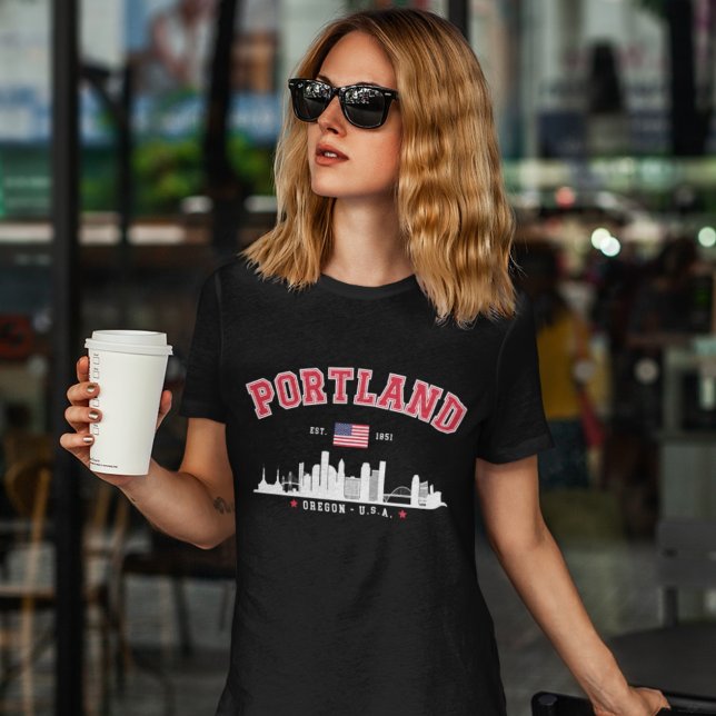 Camiseta Triblenda Portland Modern Skyline city (Subido por el creador)