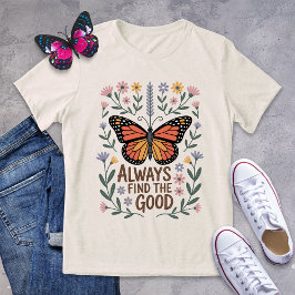Camiseta Triblenda Posibilidad floral de mariposa inspiradora