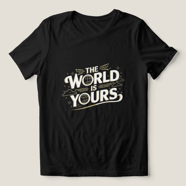 Camiseta Triblenda Posibilidades ilimitadas: Diseñar tu mundo con (Diseño delantero )