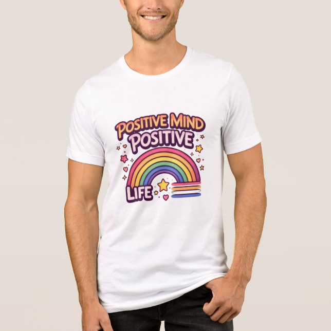 Camiseta Triblenda Positive Mind Positive Life (Anverso)