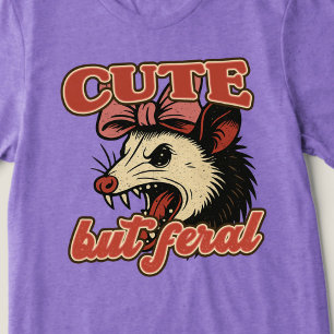 Camiseta Triblenda Possum dulce pero fértil: Humor sarcástico vintage