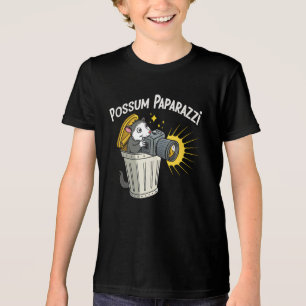 Camiseta Triblenda Possum Paparazzi T-Shirt: El gracioso té de la noc