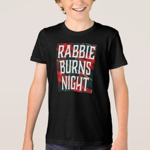 Camiseta Triblenda Póster de Celebración de la Noche de Burns en Mult