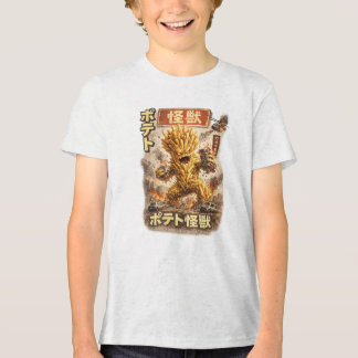 Camiseta Triblenda Póster de Monstruo Japonés Retro - Kaiju de Patata