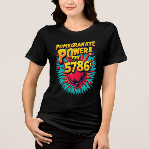 Camiseta Triblenda ¡Potencia granada para 5786! Diseño