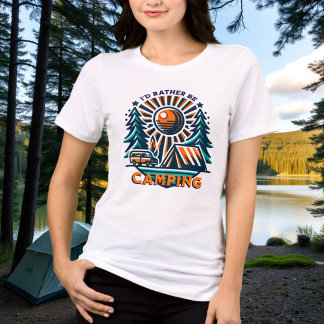 Camiseta Triblenda Prefiero estar acampando vibraciones antiguas
