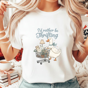 Camiseta Triblenda Prefiero ir de compras de segunda mano Estética vi
