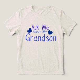 Camiseta Triblenda Pregúntame por mi nieto.