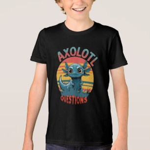 Camiseta Triblenda "PREGUNTAS AXOLOTL - Vibes de graffiti retro"