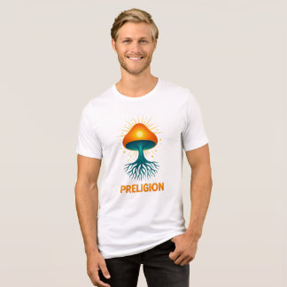 Camiseta Triblenda Preligion - logotipo de Hongo
