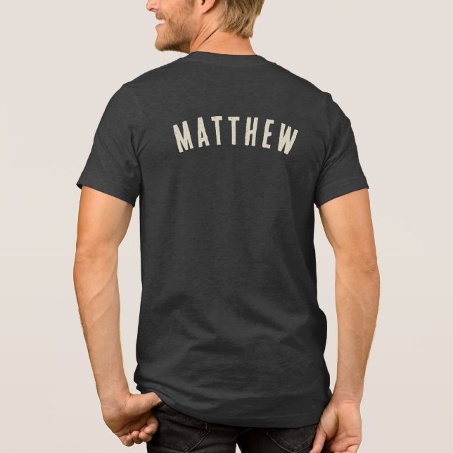 Camiseta Triblenda Presidente de la Junta Darts Expert Dartboard Name (Reverso )