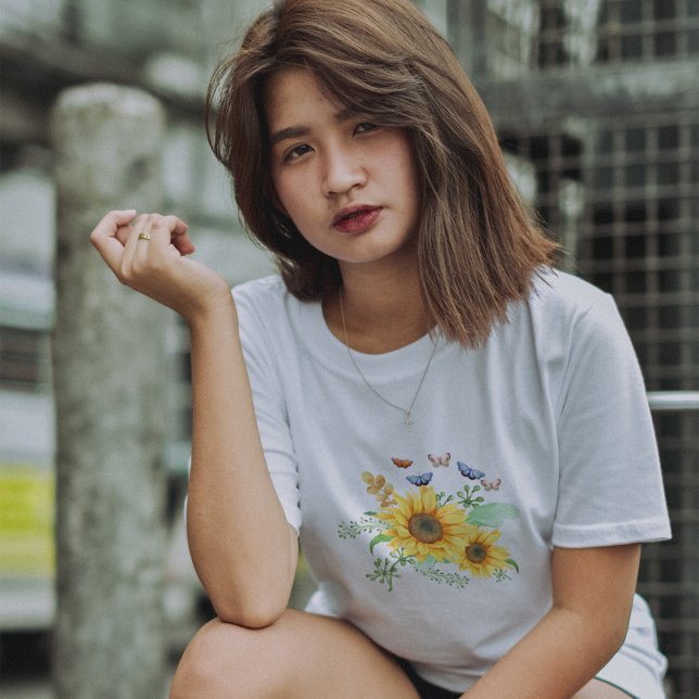 Camiseta Triblenda primavera de girasol (Subido por el creador)