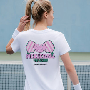 Camiseta Triblenda Princesa de pelota que sirve lujos y peras