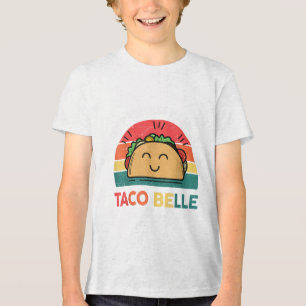Camiseta Triblenda Princesa Taco Belle Cinco Mayo Funny Mexicana