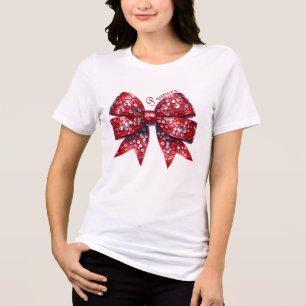 Camiseta Triblenda Princess Bow Sparkle Tee