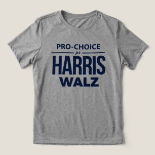 Camiseta Triblenda Pro-Choice para Harris Walz
