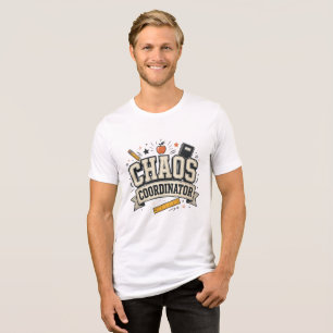 Camiseta Triblenda Profesor Coordinador de Caos – Regalo Divertido pa