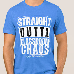 Camiseta Triblenda Profesor de matemáticas favorito del año cita Azul