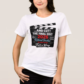 Camiseta Triblenda Profesora Jubilada de 3er Grado 2026