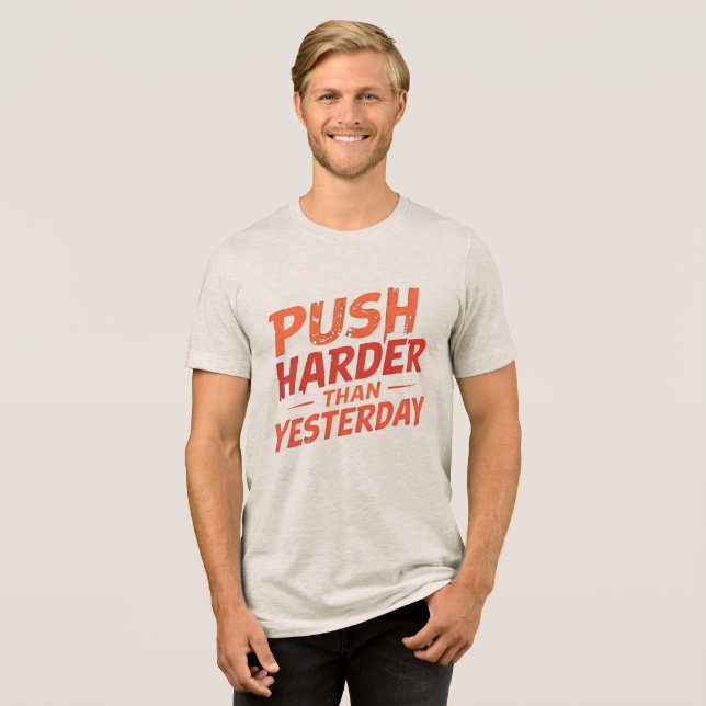 Camiseta Triblenda Progreso incesante (Anverso Completa)