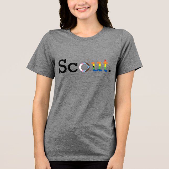 Camiseta Triblenda Progreso Orgullo "ScOUT" (Anverso)