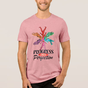 Camiseta Triblenda Progreso Sobre El Tee De Perfección - Desgaste De