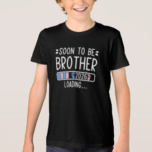 Camiseta Triblenda Pronto Hermano 2026 Nueva Llegada de Ropa de Bebé