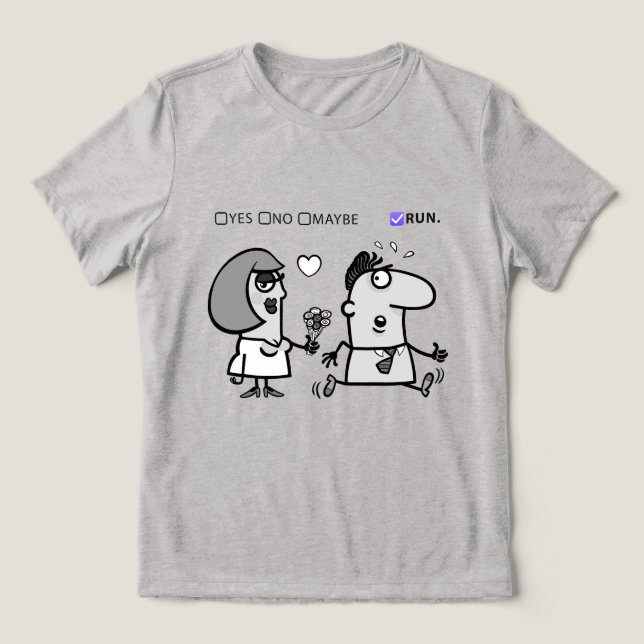 Camiseta Triblenda Propuesta equivocada - Diseño divertido de Persona (Diseño delantero )