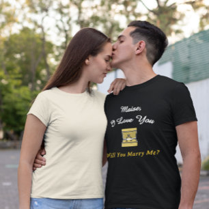 Camiseta Triblenda Propuesta - ¿Te Casarás Conmigo? Compromiso