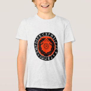 Camiseta Triblenda Protección de runa vikinga de dragón