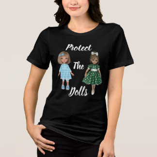 Camiseta Triblenda Protect The Dolls Tri-Blend Shirt