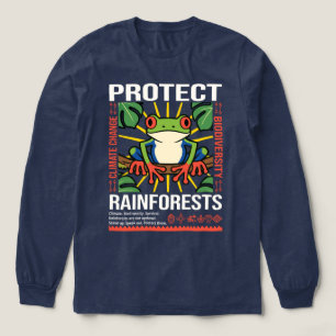 Camiseta Triblenda Proteger la conciencia ambiental de los bosques ll