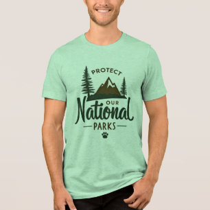 Camiseta Triblenda Proteger nuestros parques nacionales - Activista d