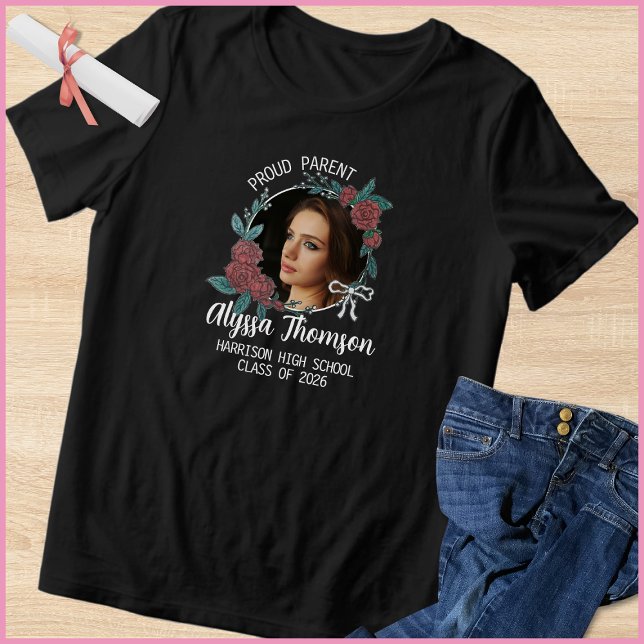 Camiseta Triblenda Proud Parent High School Class Of 2026 Photo (Subido por el creador)