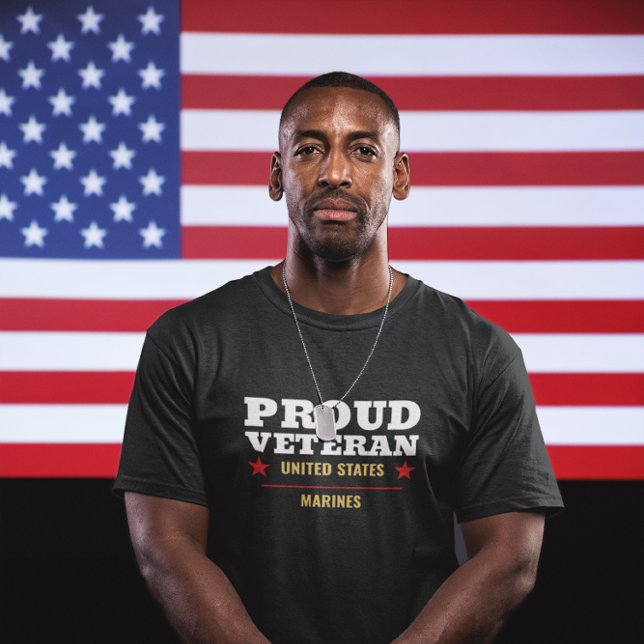 Camiseta Triblenda Proud U.S. Marines Veteran Military Pride (Subido por el creador)