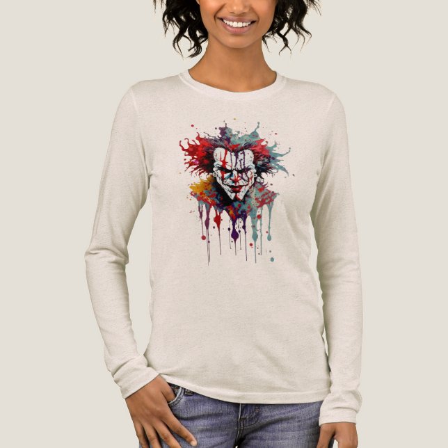 Camiseta Triblenda Psycho Clown Splash Art T-Shirt – Bold (Anverso)