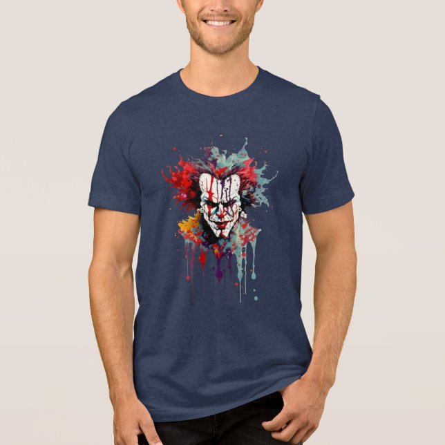 Camiseta Triblenda Psycho Clown Splash Art T-Shirt – Bold (Anverso)