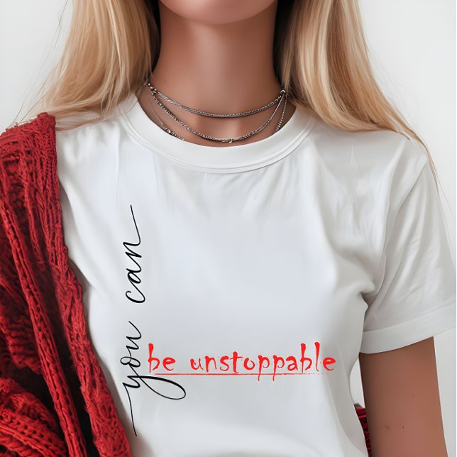 Camiseta Triblenda Puedes ser imparable - Camiseta para mujeres (Subido por el creador)