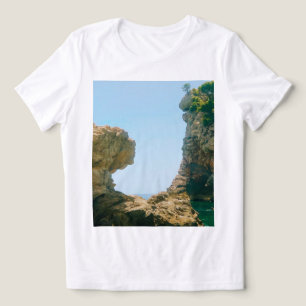 Camiseta Triblenda Puerto occidental y muelle de Dubrovnik